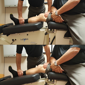 picture Fort Wayne chiropractic distraction treatment for knee pain